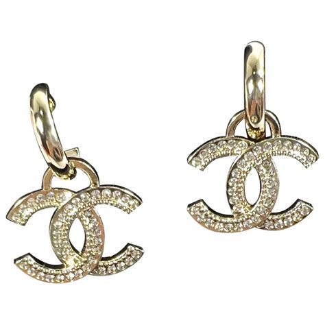 pre owned chanel earrings|authentic chanel earrings.